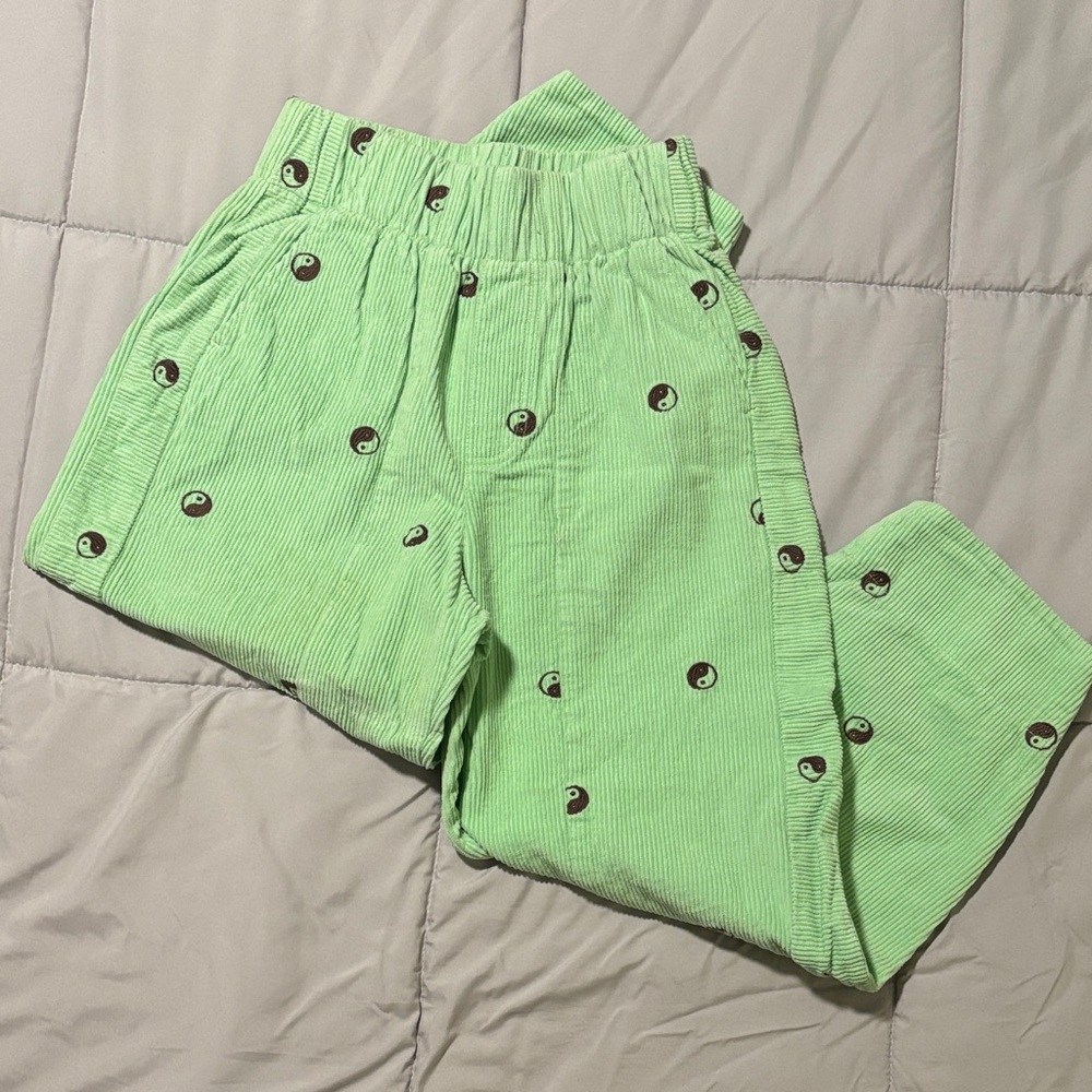BDG Light Green Corduroy Pants